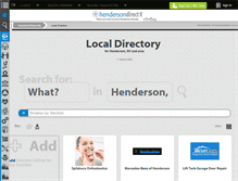 Tablet Screenshot of directory.hendersondirect.info