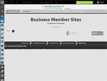 Tablet Screenshot of members.hendersondirect.info